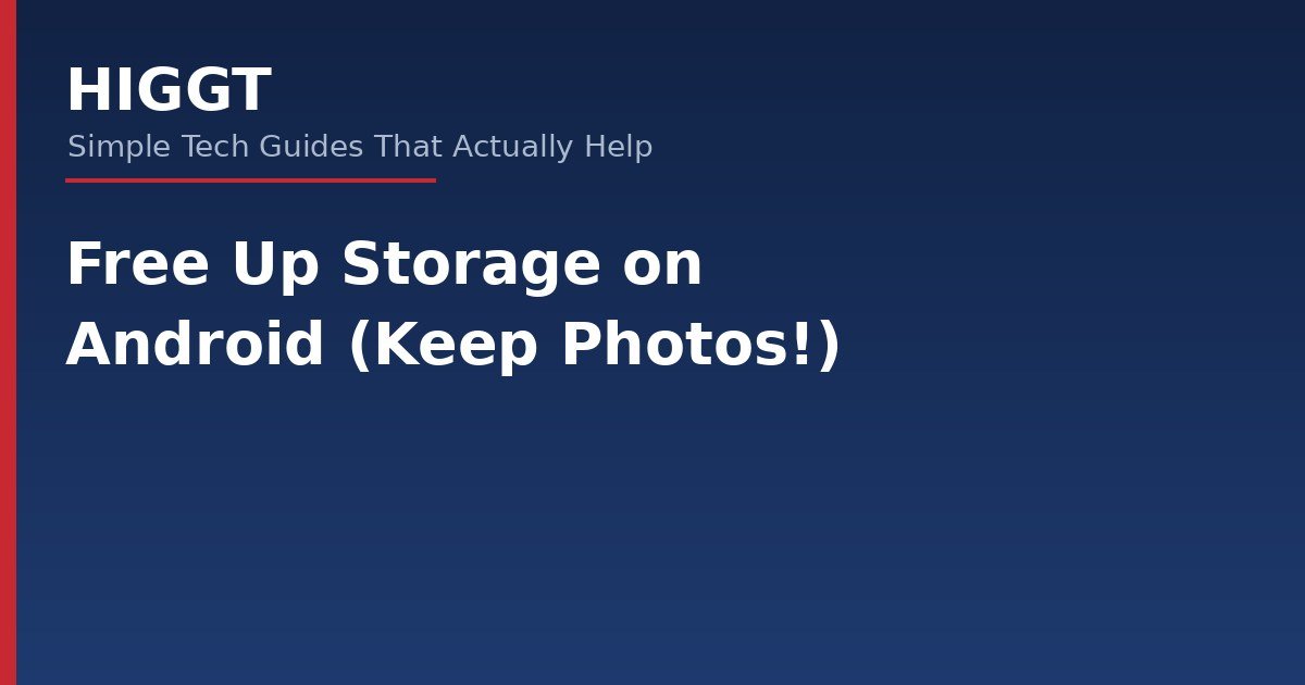How to Free Up Storage on Android Without Deleting Your Photos